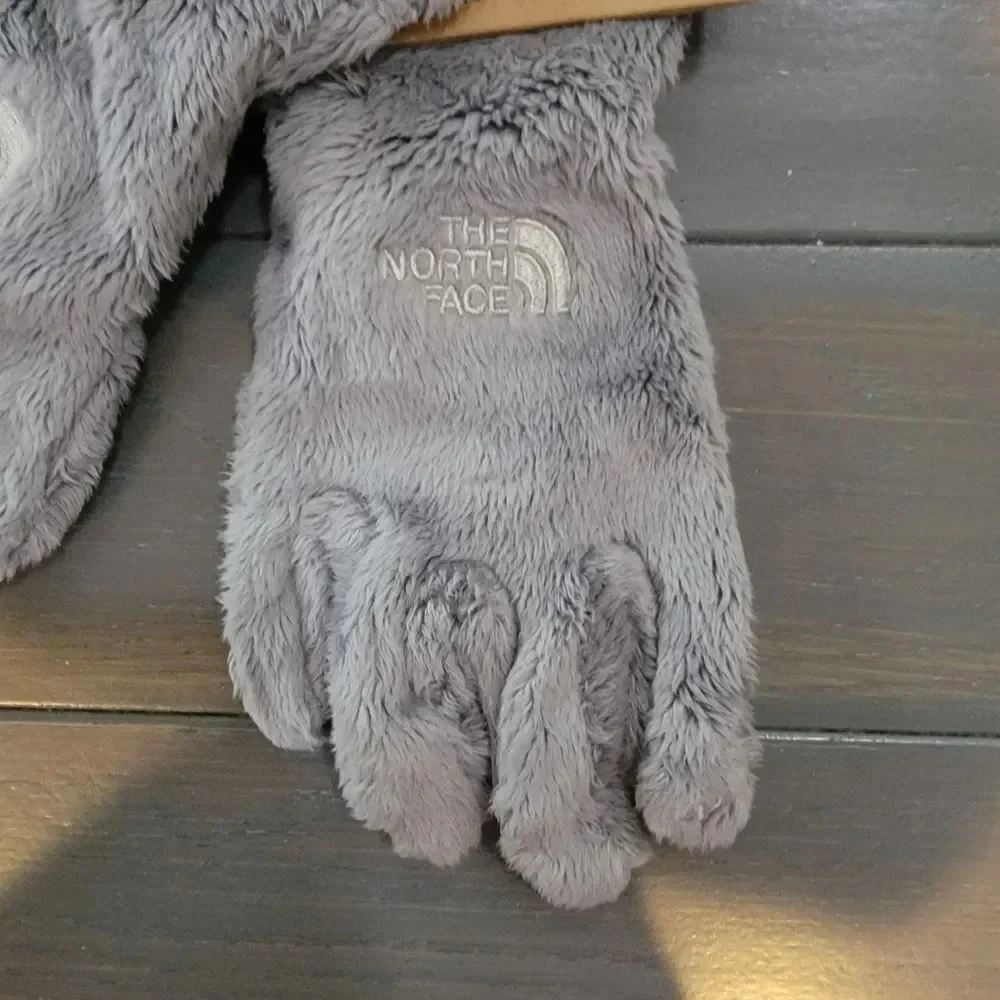 The North Face Kids Grey Girl's Osito fleece Etip Glove sz Small
